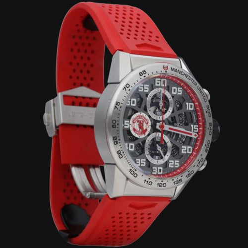 Montre TAG Heuer Carrera - Montre homme Calibre Heuer 01 en acier 58 Facettes MT42691