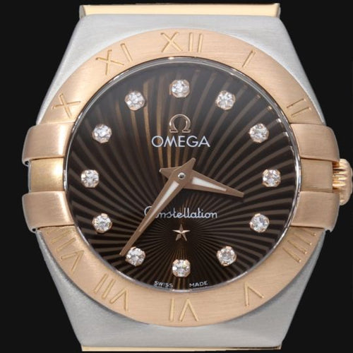 Montre Omega Constellation - Montre femme en or rose et acier 58 Facettes MT42914