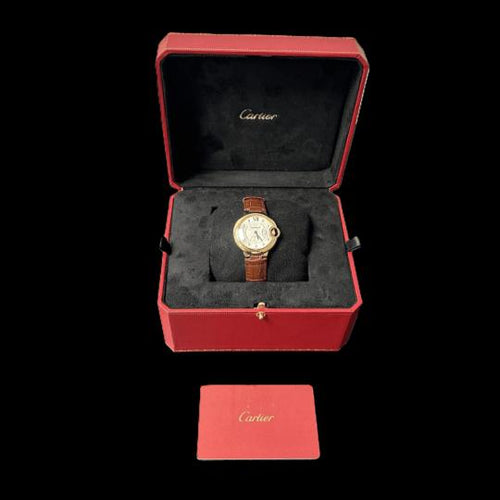 Montre Cartier Ballon Bleu - Montre 33 mm en or rose 58 Facettes MT42926