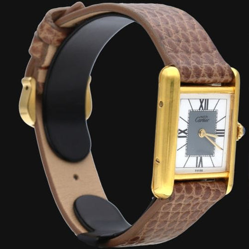 Montre Cartier Tank Vermeil - Montre femme à quartz 58 Facettes MT42664