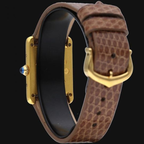 Montre Cartier Tank Vermeil - Montre femme à quartz 58 Facettes MT42664