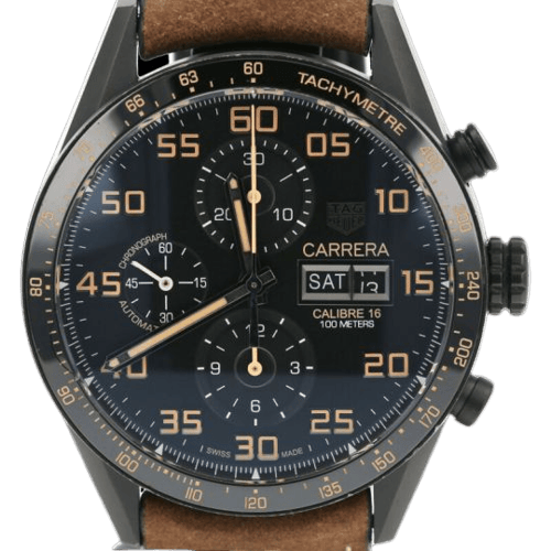 Montre TAG Heuer Carrera - Montre Calibre 16 Day Date 58 Facettes MT42706