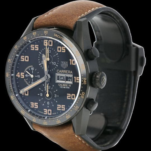 Montre TAG Heuer Carrera Calibre 16 Day-Date - Montre homme en titane 58 Facettes MT42706