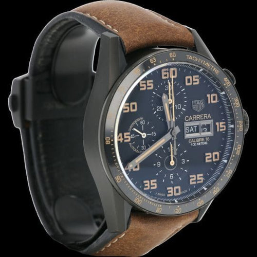 Montre TAG Heuer Carrera Calibre 16 Day-Date - Montre homme en titane 58 Facettes MT42706