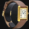 Montre Cartier Tank Vermeil - Montre femme quartz plaqué or 58 Facettes MT42665