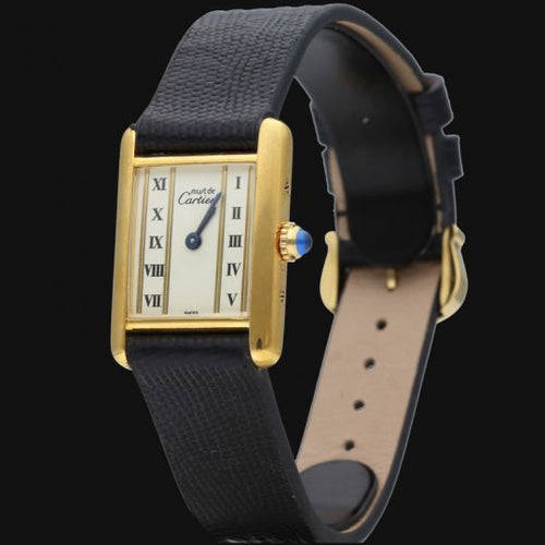 Montre Cartier Tank Vermeil - Montre femme à quartz 58 Facettes MT42666