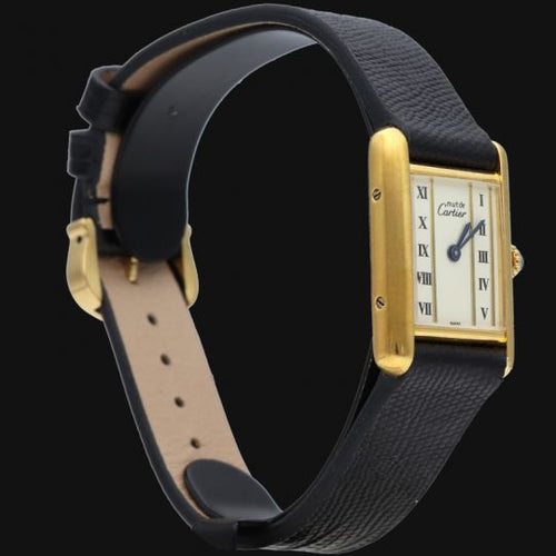 Montre Cartier Tank Vermeil - Montre femme à quartz 58 Facettes MT42666
