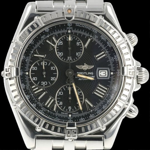 Montre Breitling Crosswind - Montre chronographe automatique homme en acier 58 Facettes MT42008