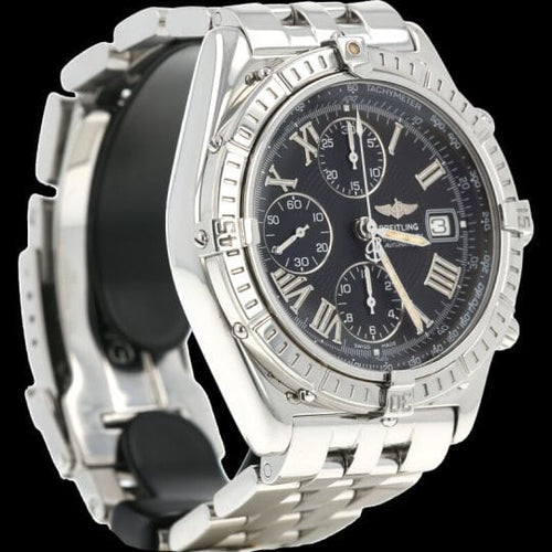 Montre Breitling Crosswind - Montre chronographe automatique homme en acier 58 Facettes MT42008