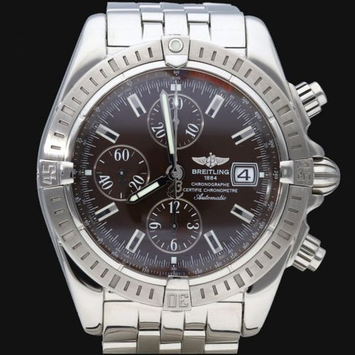 Montre Breitling Chronomat Evolution - Montre chronographe automatique homme en acier 58 Facettes MT42033