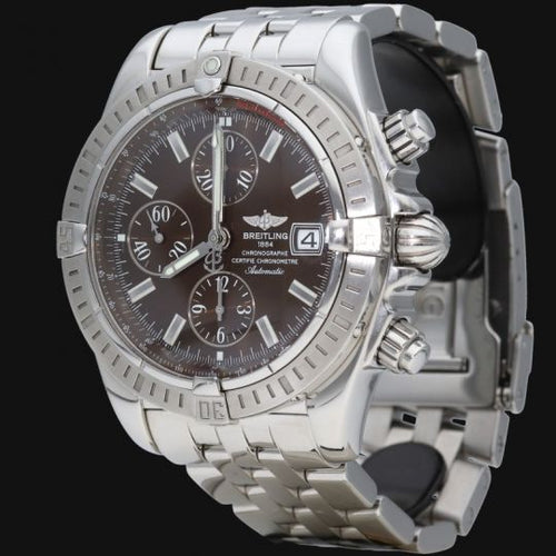 Montre Breitling Chronomat Evolution - Montre chronographe automatique homme en acier 58 Facettes MT42033