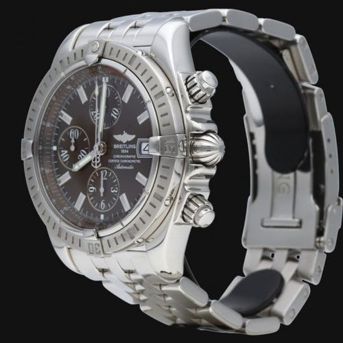 Montre Breitling Chronomat Evolution - Montre chronographe automatique homme en acier 58 Facettes MT42033