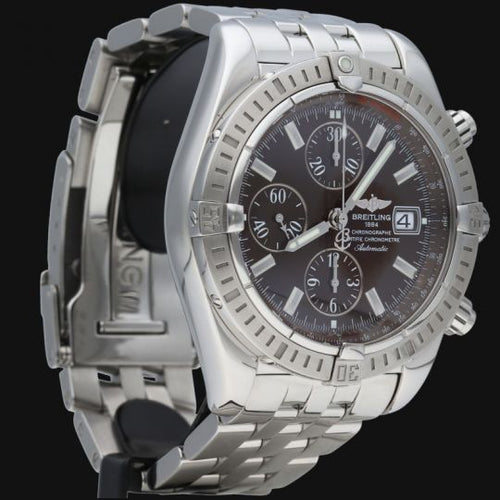 Montre Breitling Chronomat Evolution - Montre chronographe automatique homme en acier 58 Facettes MT42033
