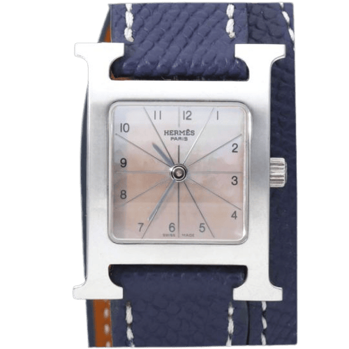Montre Hermès Heure H - Montre femme en acier quartz 58 Facettes MT42714