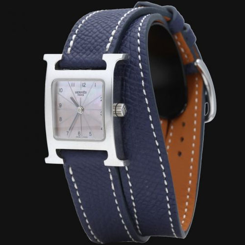 Montre Hermès Heure H - Montre femme en acier quartz 58 Facettes MT42714