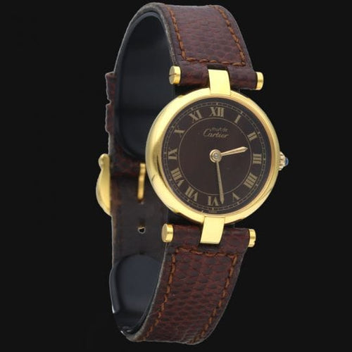 Montre Cartier Must de Cartier Vermeil - Montre femme quartz 24 mm 58 Facettes MT42975