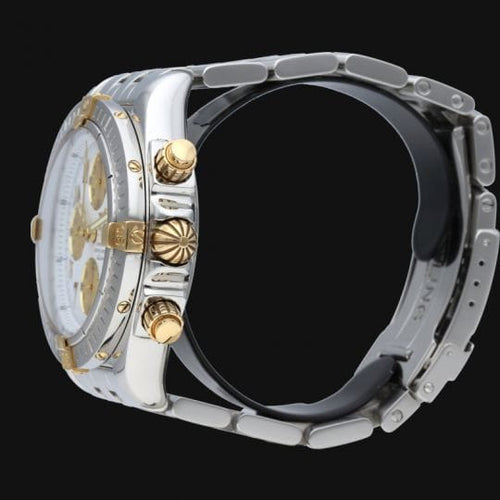 Montre Breitling Chronomat Evolution - Montre chronographe homme en or jaune et acier 58 Facettes MT42120