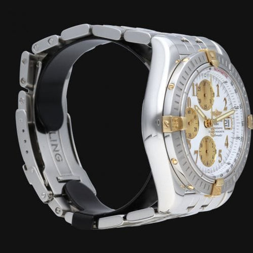 Montre Breitling Chronomat Evolution - Montre chronographe homme en or jaune et acier 58 Facettes MT42120