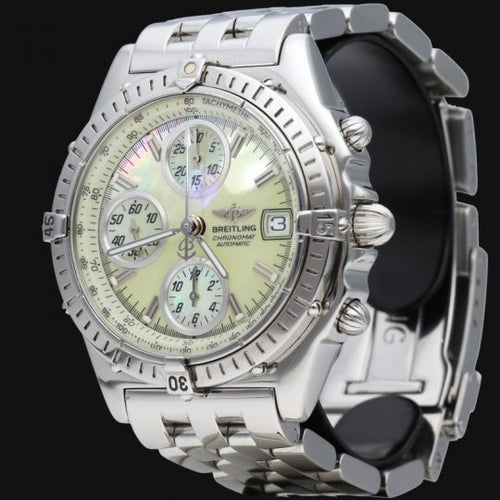 Montre Breitling Chronomat - Montre chronographe automatique acier 39 mm 58 Facettes MT42006