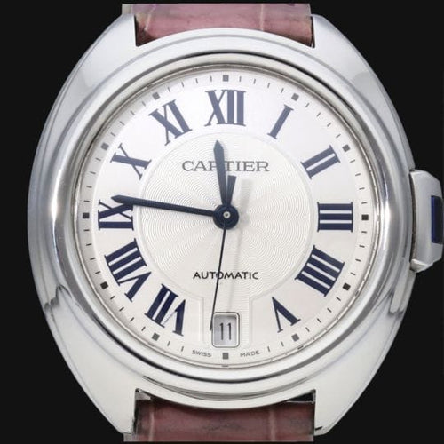 Montre Cartier Clé de Cartier - Montre automatique 35 mm en acier 58 Facettes MT42697