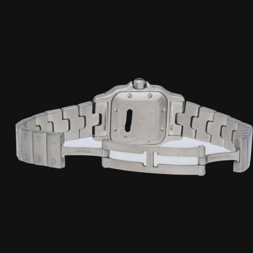 Montre Cartier Santos Galbée - Montre automatique en acier 58 Facettes MT42448