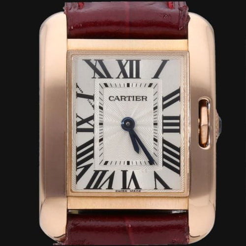 Montre Cartier Tank Anglaise - Montre à quartz en or rose 58 Facettes MT42941