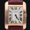 Montre Cartier Tank Anglaise - Montre à quartz en or rose 58 Facettes MT42941