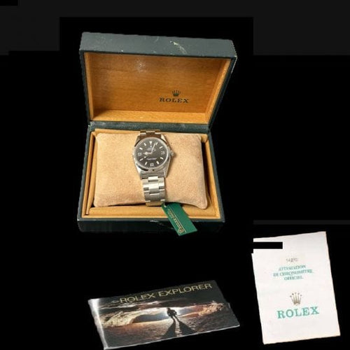 Montre Rolex Explorer - Montre automatique homme/femme 36 mm acier 58 Facettes MT43018