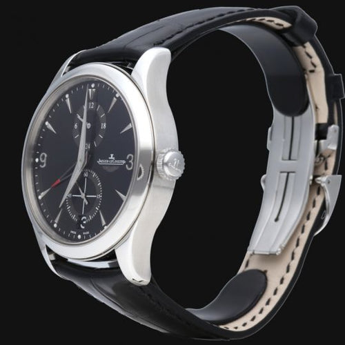 Montre Jaeger-LeCoultre Master Hometime - Montre homme automatique en acier 58 Facettes MT43011
