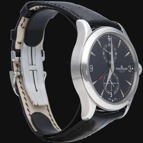 Montre Jaeger-LeCoultre Master Hometime - Montre homme automatique en acier 58 Facettes MT43011
