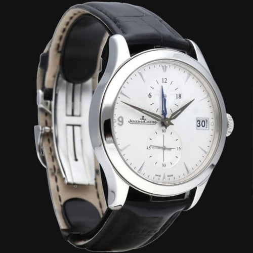Montre Jaeger-LeCoultre Master Hometime - Montre homme automatique 40 mm en acier 58 Facettes MT43012