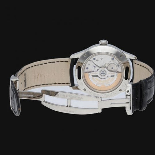 Montre Jaeger-LeCoultre Master Hometime - Montre homme automatique 40 mm en acier 58 Facettes MT43012