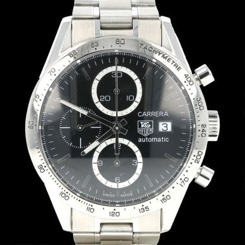 Montre TAG Heuer Carrera - Montre chronographe Calibre 16 en acier 58 Facettes MT42809