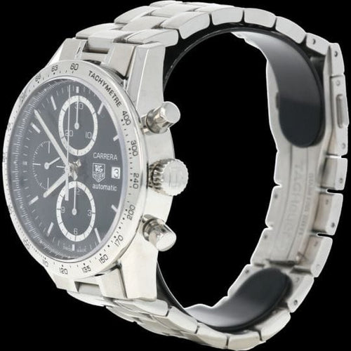 Montre TAG Heuer Carrera - Montre chronographe Calibre 16 en acier 58 Facettes MT42809