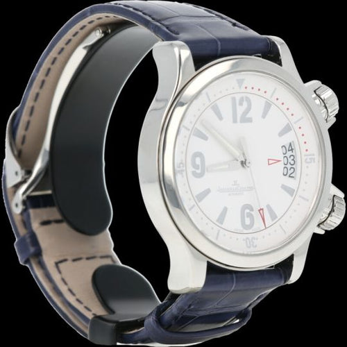 Montre Jaeger-LeCoultre Master Compressor Lady - Montre automatique en acier 37 mm 58 Facettes MT42859