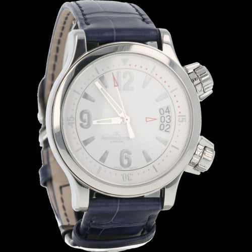 Montre Jaeger-LeCoultre Master Compressor Lady - Montre automatique en acier 37 mm 58 Facettes MT42859