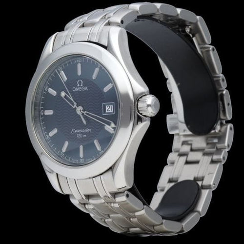 Montre Omega Seamaster 120M - Montre homme en acier, cadran bleu 58 Facettes MT43143