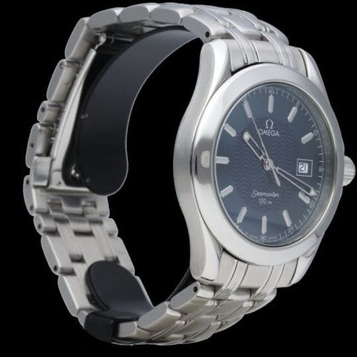 Montre Omega Seamaster 120M - Montre homme en acier, cadran bleu 58 Facettes MT43143