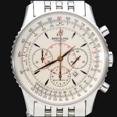 Montre Breitling Navitimer Montbrillant - Montre automatique en acier 58 Facettes MT43177