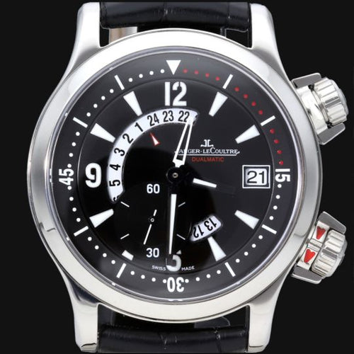 Montre Jaeger-LeCoultre Master Compressor Dualmatic - Montre automatique homme acier 42 mm 58 Facettes MT43194