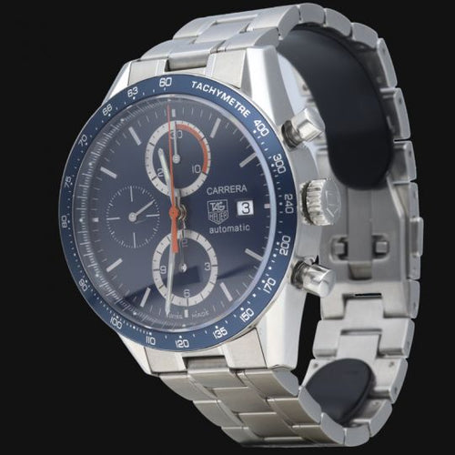Montre TAG Heuer Carrera - Montre chronographe Calibre 16 en acier 41 mm 58 Facettes MT43210