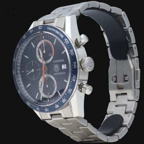 Montre TAG Heuer Carrera - Montre chronographe Calibre 16 en acier 41 mm 58 Facettes MT43210