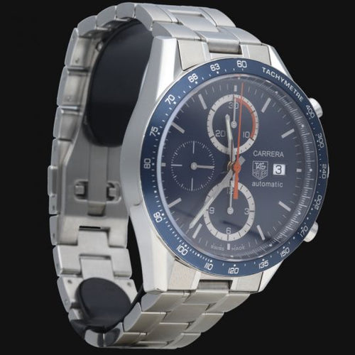 Montre TAG Heuer Carrera - Montre chronographe Calibre 16 en acier 41 mm 58 Facettes MT43210