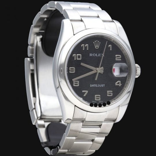 Montre Rolex Datejust 36 - Montre automatique en acier 58 Facettes MT43236