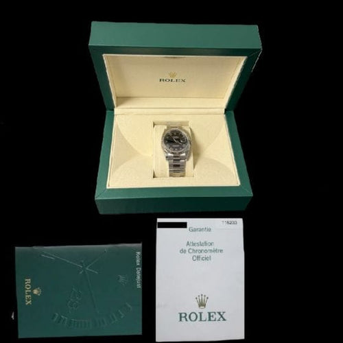 Montre Rolex Datejust - Montre 36 mm en acier et or blanc 58 Facettes MT43243