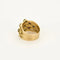 Bague 55 Bague bandeau mouvementée, or jaune, rubis, émeraudes et saphirs 58 Facettes B250458