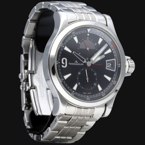 Montre Jaeger-LeCoultre Master Compressor - Montre GMT homme en acier 58 Facettes MT43032