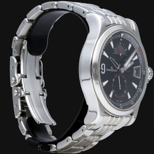 Montre Jaeger-LeCoultre Master Compressor - Montre GMT homme en acier 58 Facettes MT43032