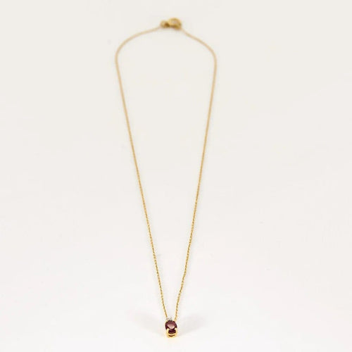 Collier Collier en or jaune, or blanc, rubis et diamants 58 Facettes B250484