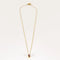 Collier Collier en or jaune, or blanc, rubis et diamants 58 Facettes B250484